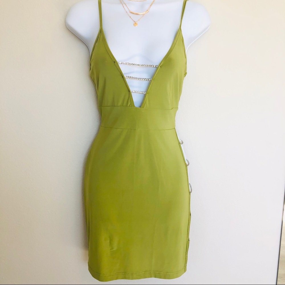 Sexy Green Club Dress - Picture 7 of 7